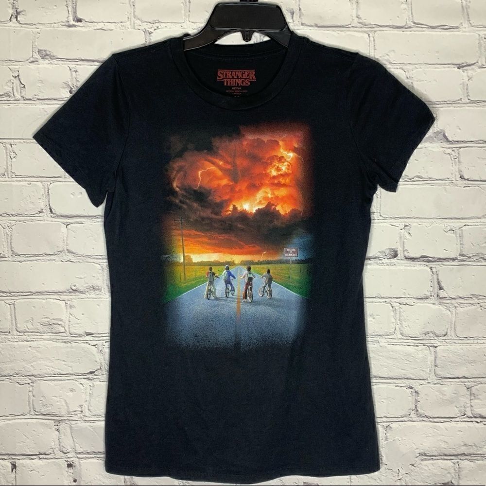 Stranger Things short sleeve graphic T-shirt